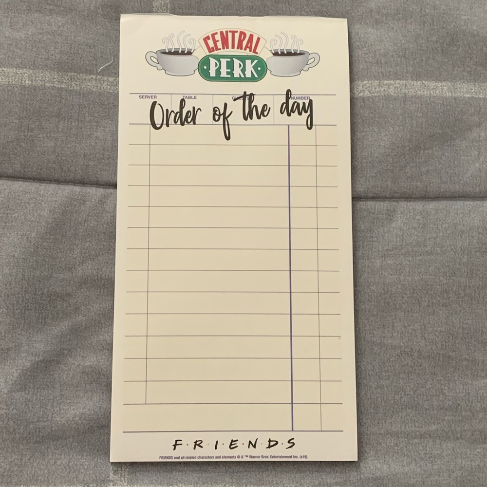 Friends notepad